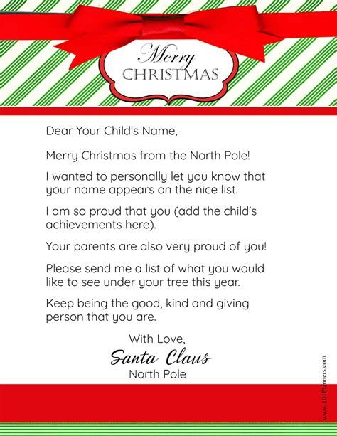 Free Printable Letter From Santa Template Free Printable Santa Reply Letter Template Printable Templates from printablebylena.comTable of ContentsSection 1: What is a Letter From Santa Templat... #Free #From #Letter #Santa Free Santa Letter Template, Letter From Santa Template, Free Printable Santa Letters, Free Printable Letter Templates, Christmas Letter From Santa, Free Letters From Santa, Printable Letter Templates, Personalized Letters From Santa, Dear Santa Letter