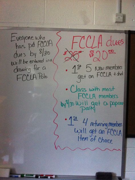 FCCLA membership incentives Fccla Fundraising Ideas, Fccla Recruitment Ideas, Fccla Projects, Deca Club, Fccla Ideas, Facs Classroom, Service Projects For Kids, Ag Education, Homework Organization