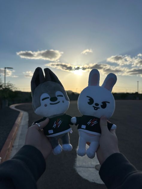 skz, skzoo, skzoo plush wolfchan, leebit, bang chan, lee know, kpop, kpop aesthetic, skz aesthetic, sunset Skzoo Plush Wallpaper, Straykids Core Aesthetic, Skzoo Plush Aesthetic, Wolfchan Plush, Leebit Plush, Skz Core Aesthetic, Skzoo Widgets, Stay Aesthetic Skz, Lee Know And Leebit