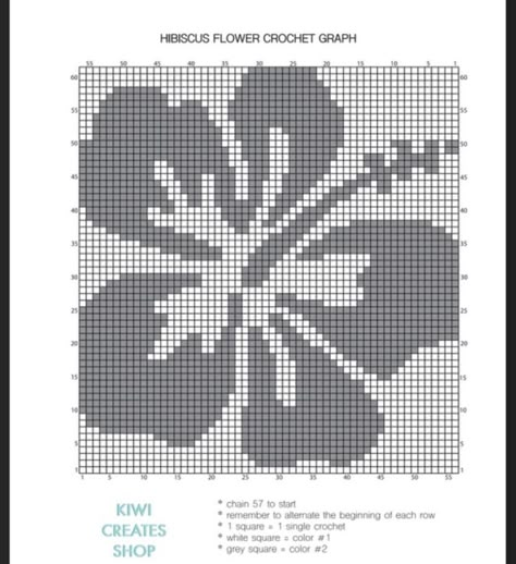 Crochet Grid Patterns For Bag, Hibiscus Flower Crochet Graph, Pixel Crochet Pattern Flower, Crochet Bag Pixel Pattern, Crochet Graph Patterns Flower, Hibiscus Flower Crochet Pattern, Crochet With Pixel Grids Ideas, Pixel Art Grid Flower, Pixel Art Crochet Bag