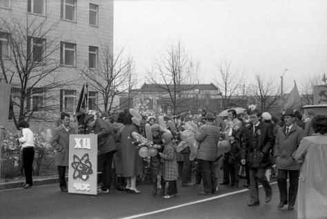 Life in Pripyat Before, And the Morning After, the Chernobyl Disaster | Atlas Obscura Atomic Energy, Chernobyl Disaster, Civil Defense, Chief Architect, Chernobyl, April 26, Bus Stop, Soviet Union, Power Plant