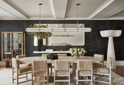 Tamara Magel, Organic Modern Dining Room, Autumn Ambiance, Cozy Fall Home, Hamptons Cottage, Furniture Placement, Brutalist Architecture, 5th Avenue, Fall Home