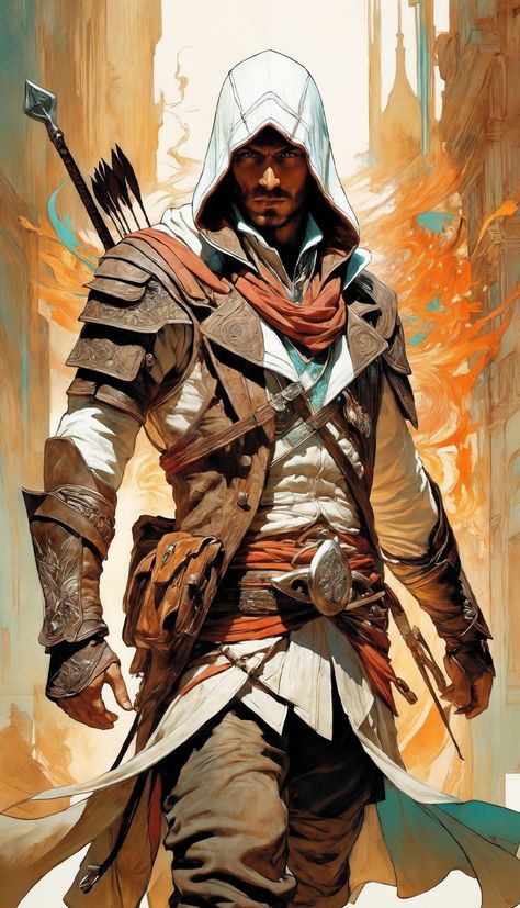 #Assassin's Creed Art concept #Assassin's Creed Art AI #Assassin's Creed #Assassin's Creed Wallpaper Assassins Creed Concept Art Character Design, Assassin's Creed Fan Art, Assassins Creed Concept Art, Assassin's Creed Fanart, Marvel Angel, Asasin Creed, Assassin's Creed Desmond, Assains Creed, Assassins Creed Outfit