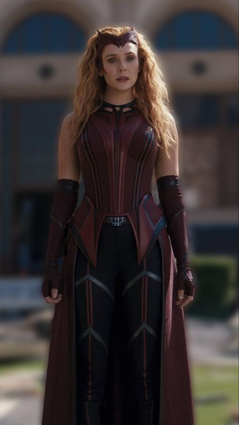 Scarlet Witch Suit, Wanda Avengers, Dr Marvel, Dr World, Lizzie Olsen, Scarlet Witch Marvel, Scarlett Witch, Marvel Stuff, Wanda Maximoff