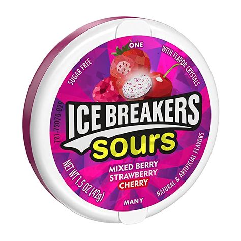 Ice Cubes Gum, Breath Mints, Sour Fruit, Laffy Taffy, Mint Tins, Flavored Sugar, Icebreakers, Mint Candy, Sour Candy