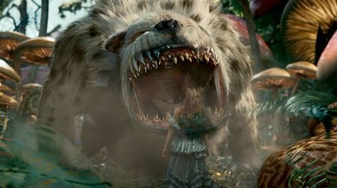 The Bandersnatch (and his drool) Alice In Wonderland 2010, Disney Screencaps, Mia Wasikowska, Disney Version, Disney Live Action, Mad Hatter Tea, Mad Hatter Tea Party, Animation Screencaps, Mad Hatter