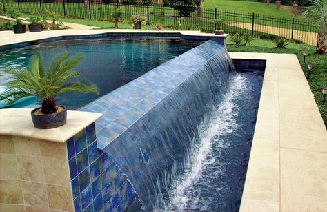 infinity-inground-pool-355-B Infinity Pool Backyard, Inground Pool Cost, Swimming Pool Pictures, Pool Plaster, Pool Cost, Pool Pictures, Edge Pool, Dream Backyard Pool, Pools Backyard Inground