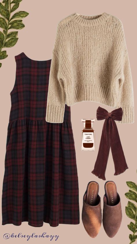 rustic holiday outfit inspo @kelseylashayy #outfitinspo #modestfashion #modestoutfit #rusticaesthetic #cozyfit #cozy #outfitideas Thanksgiving Outfit Ideas, Black Kitten Heels, Perfect Thanksgiving, Day Outfits, Casual Preppy Outfits, Black Kitten, Fall Fits, Lazy Day, Thanksgiving Outfit