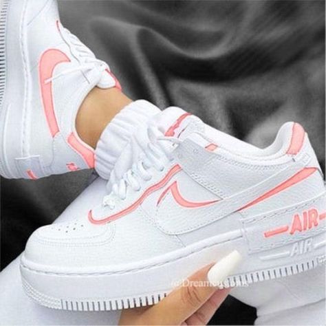 Grey Air Force 1, Air Force 1 Shadow, Air Shoes, Trendy Shoes Sneakers, Nike Shoes Girls, All Nike Shoes, Air Force 1 Custom, Custom Air Force 1, Nike Air Shoes