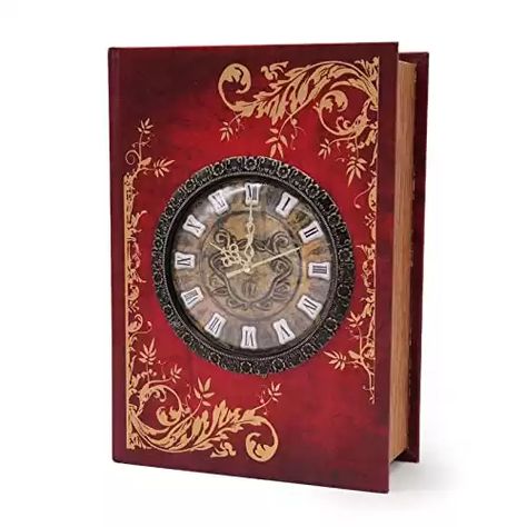 Book Clock, Clock Craft, Hardbound Book, Creative Books, Unique Clocks, Diy Clock, Diy Book, Book Crafts, Easy Steps