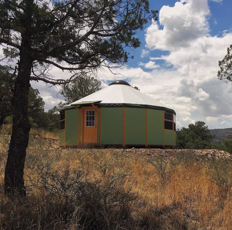 Freedom Yurt Cabin - 12 Wall - Small Homes for Sale Yurt Cabin, Yurt Kits, Yurts For Sale, Small Prefab Homes, Cement Pavers, Yurt Home, Yurt Living, Prefab Home, Shelter Design