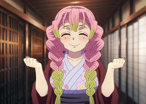 Kimetsu no Yaiba / Demon Slayer S4 Ep 1 Sakura Mochi, Cute Easy Drawings, Anime Best Friends, Kimetsu No Yaiba, An Anime, Slayer Anime, Season 3, Anime Demon, Pink Hair