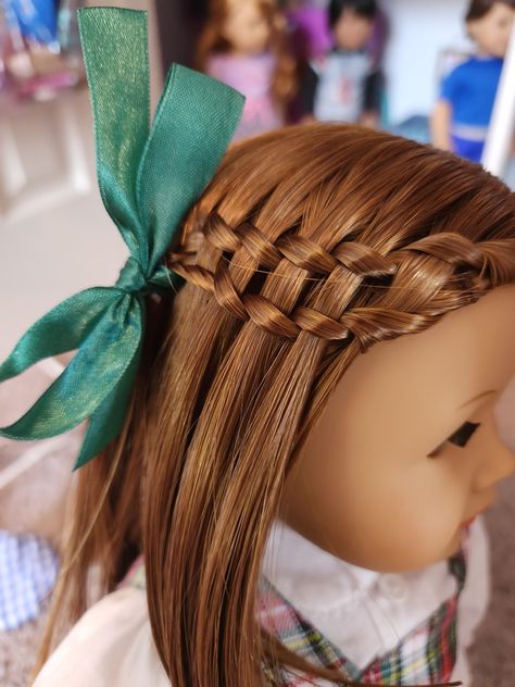 Ag Doll Hairstyles For Short Hair, Anerican Girl, Ag Doll Hairstyles, American Girl Hairstyles, American Girl Doll Hairstyles, Ag Hair Products, American Girl Doll Accessories, Short Brown Hair, American Doll Clothes