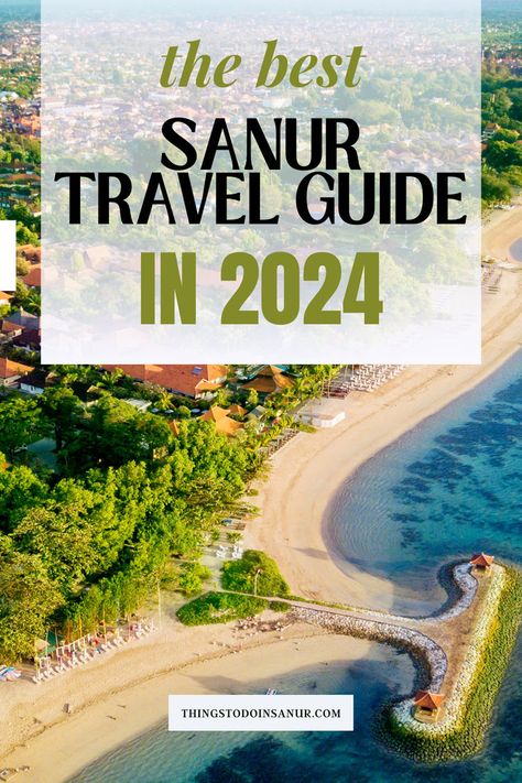 Welcome to the ultimate Sanur travel guide, your go-to companion for exploring our favourite place in Bali. This guidebook features must-visit spots that make Sanur a beloved destination for travellers. Whether you’re a first-time visitor or a returning adventurer, let this comprehensive guide be your passport to an unforgettable experience in Sanur. Sanur Bali, Guide Book, Day Trips, Places To See, Travel Guide, Life Is Good, Travel Tips, Bali, Things To Do