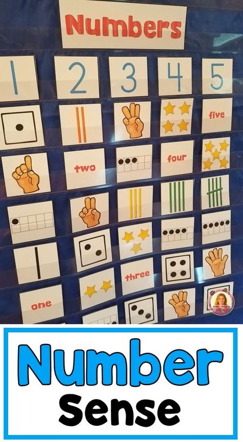 Number Sense Preschool, Center Chart, Kindergarten Math Centers, Pocket Chart Center, Number Sense Kindergarten, Pocket Chart Activities, Kindergarten Anchor Charts, Pocket Charts, Math Centers Kindergarten