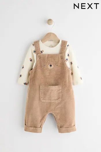 Baby Trending Neutrals | Next Official Site Corduroy Dungarees, Cotton Dungaree, Baby Dungarees, Brown Babies, Baby Outfits, Black Wrap Dress, Cotton Baby, Dungarees