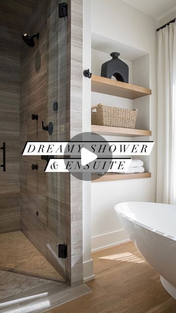 Melissa Manzardo Hryszko on Instagram: "A dreamy shower setup in this primary bathroom. This steam shower has a built-in bench and soap ledge, multiple body sprays, a rain head shower, and two additional shower heads for the ultimate car wash experience at home. 

#bathroom #bathroomdesign #ensuite #ensuitebathroom #shower #steamshower #showerdesign #northglenmorecustom1" Rain Head, Primary Bathroom, Steam Shower, Body Sprays, Ensuite Bathroom, Steam Showers, Built In Bench, Home Bathroom, Shower Design