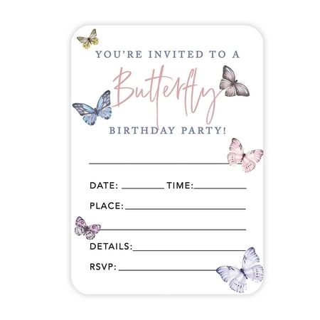 Birthday invitation card design