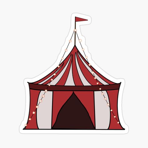 Circus Tent Drawing Easy, Circus Tent Drawing, Circus Horror, Circus Icon, Circus Drawing, Circus Stickers, Tent Drawing, Kindle Decoration, Reward Board