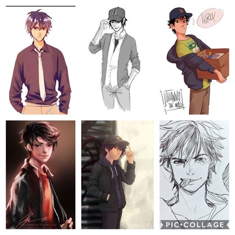 Older Hiro Hamada, Hiro Hamada Older, Lee Suho True Beauty, Big Hero 6 Fanart, Fan Art Sketches, Suho True Beauty, Big Hero 6 Comic, Tadashi And Hiro, Hiro X Miguel