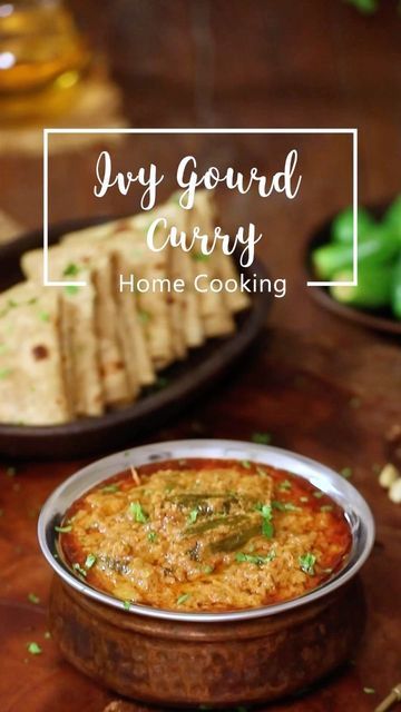 Ivy Gourd Recipes Indian, Ivy Gourd Recipes, Kovakkai Recipes, Healthy Gravy, Ivy Gourd, Indian Side Dishes, Perfect Side Dish, Indian Food, Gourds