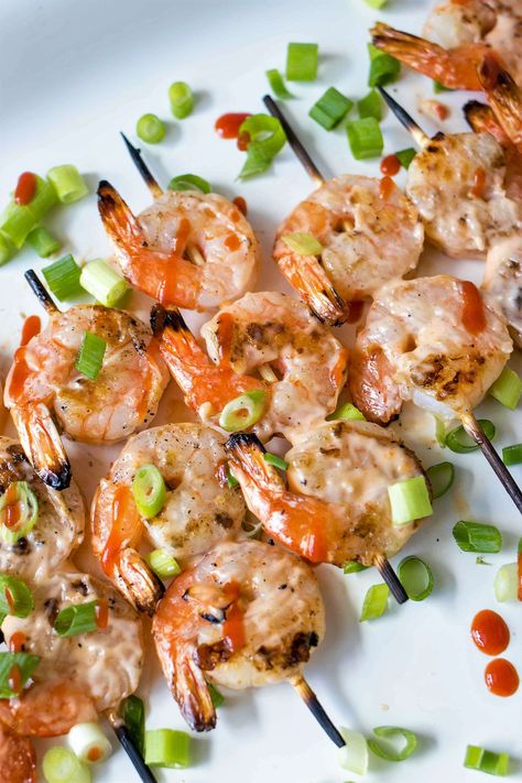 Bang Bang Shrimp Recipe, Small Bites Appetizers, Grilled Shrimp Skewers, Bbq Pork Ribs, Bang Bang Shrimp, Crispy Shrimp, Pork Rib Recipes, Shrimp Ceviche, Shrimp Skewers