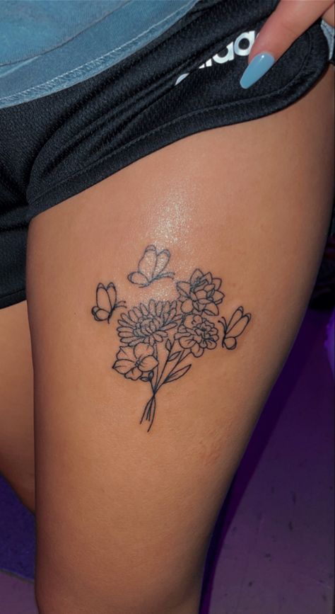 my families birth flower’s (sept, oct, nov, and july) 🤍 Birth Flower Tattoos Ideas Families, Simple Neck Tattoos, Birthday Tattoo, Birth Flower Tattoos, Neck Tattoos, 18th Birthday Cake, Birthday Dates, And July, Beautiful Dresses For Women