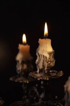 Candle Photography Dark, Bright Home, Candles Dark, Antique Candle Sticks, Candles Photography, Candle In The Wind, Antique Candles, Aesthetic Candles, Candle Aesthetic