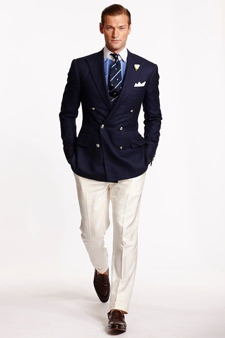 Classical Clothes, Ralph Lauren Spring 2015, Nice Suits, Gentle Man, Ralph Lauren Suits, Blazer Outfits Men, Der Gentleman, Man In A Suit, Preppy Mens Fashion