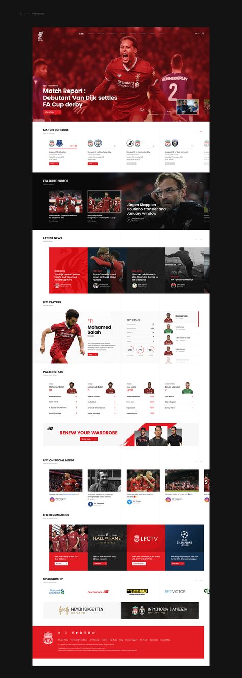 Website Statistics Design, Sports Team Website Design, Football Website Design, Sports Web Design, Web Design 2022, Sports Website Design, Football Website, Red Website, Web Sport