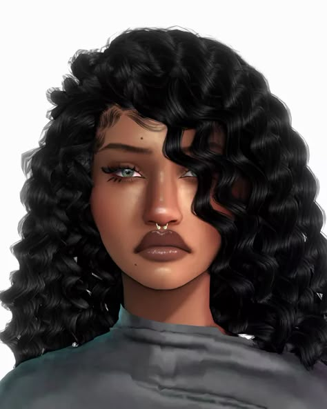 Sims 4 Curly Cc Hair, Sims 4 Silk Press Hair, Brandy Sims 4 Cc Hair, Brandy Sims Hair, Sims Hair Cc Alpha, Brandy Sims 4 Cc, Brandy Sims, Sims 4 Cc Straight Hair, Sims 4 Sims Characters