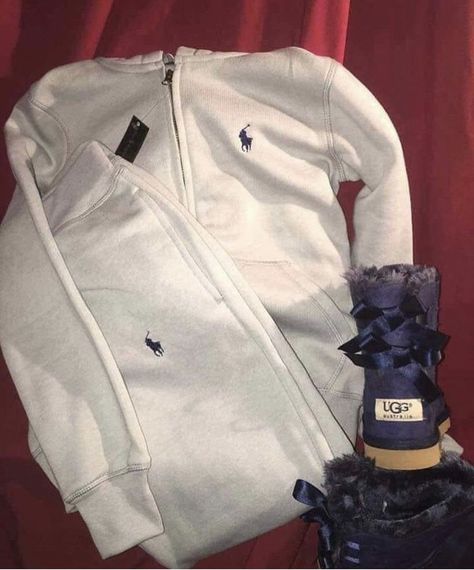 Polo Sweatsuit, Polo Outfit, Lazy Outfits, Chill Outfits, Baggy Pants, Dope Outfits, Outfit Goals, Swag Outfits, Baddie Outfits