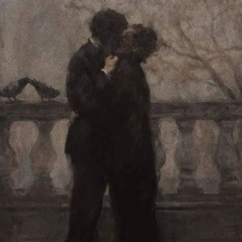 Ron Hicks, Poetry Wallpaper, Couple Artwork, Old Fashioned Love, Romantic Paintings, Brown Art, The Embrace, Old Paintings, Aesthetic Painting