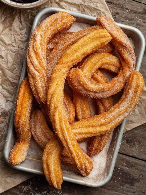 Gluten Free Churros Recipe, Homemade Fudge Sauce, Gluten Free Churros, Churros Recipe, Gluten Free Pastry, Austrian Recipes, Homemade Fudge, Gluten Free Bakery, Gluten Free Sweet