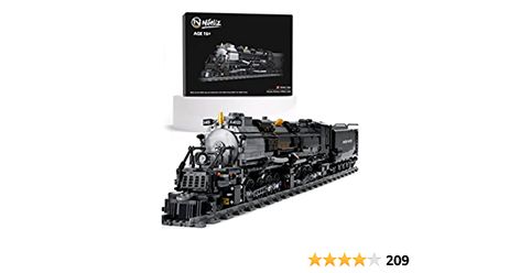 Amazon.com: Nifeliz Badboy Steam Train Building Kit, Collectible Steam Locomotive Display Set, Large Train Set with Train Tracks, Top Present for Train Lovers (1608 PCS) : Toys & Games Best Lego Sets, Boys 16, Building Toys For Kids, Toy Trains Set, Lego Trains, Model Train Sets, Train Sets, Steam Train, Train Set