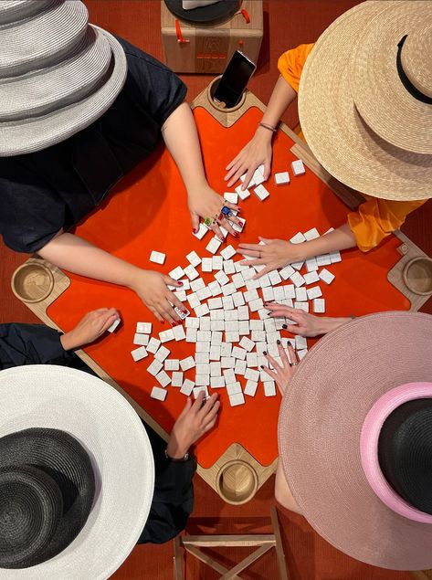 EDIT MAHJONG is a 100% biodegradable set made from fashion waste Mahjong Aesthetic, Mahjong Party, Gangster Party, Cool Retail, Fashion Waste, Mahjong Tiles, Mahjong Set, Mah Jongg, Table Games