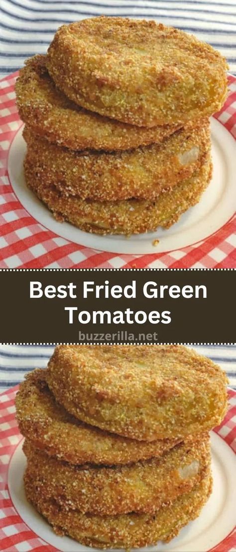 Fried Green Tomatoes Fried Green Tomatoes Recipe Easy, Fast Appetizers, Fried Green Tomatoes Recipe, Green Tomato Recipes, Fried Tomatoes, Yellow Tomatoes, Tomatoes Recipe, How To Make Greens, Fried Green Tomatoes