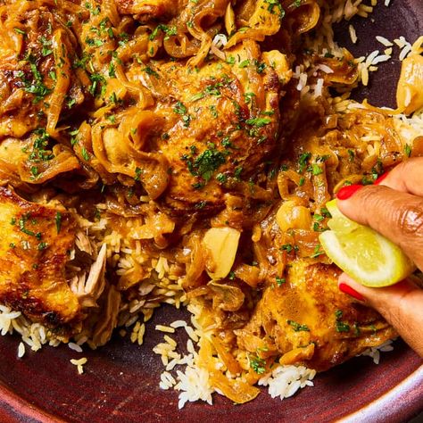 Senegal’s Chicken Yassa is The Best Way To Braise Chicken | Cook's Illustrated Yassa Chicken Recipe, Chicken Yassa Recipe, Chicken Yassa, Olympic Food, Lemon Butter Chicken, Tagine Recipes, Tender Meat, Slow Cooked Chicken, Cookies Ideas