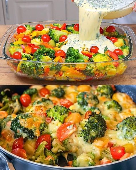 Baked Broccoli, Low Calorie Vegetables, Vegetable Casserole Recipes, Broccoli Cheese Casserole, Veggie Casserole, Baby Kale, Vegetables Side Dishes, Vegetable Casserole, Kale Recipes