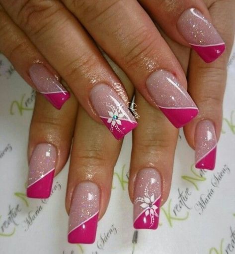 Essence Nails, Nails Dip, Fingernail Designs, Manicure Nail Designs, Finger Nail Art, French Manicure Nails, Valentine Nails, Fancy Nails Designs, Cute Nail Art Designs