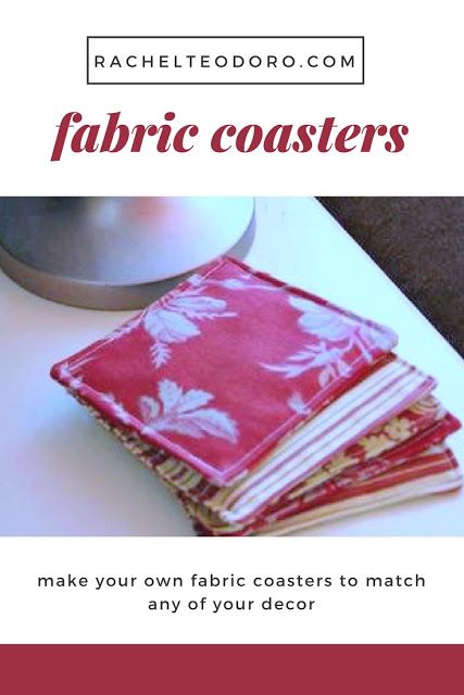 How to Make Fabric Coasters to match any decor Free Pattern For Coasters, How To Make Coasters With Fabric, Handmade Coasters Ideas, How To Sew Coasters, How To Make Fabric Coasters, Costers Diy Fabric, Quilted Coasters How To Make, Folded Fabric Coasters, Embroidered Coasters Diy