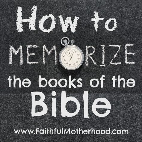 How To Memorize Books Of Bible, Tips To Memorize, Memorization Tips, Books Of The Old Testament, Bible Memorization, Quick View Bible, The Books Of The Bible, Family Bible Study, Oldest Bible