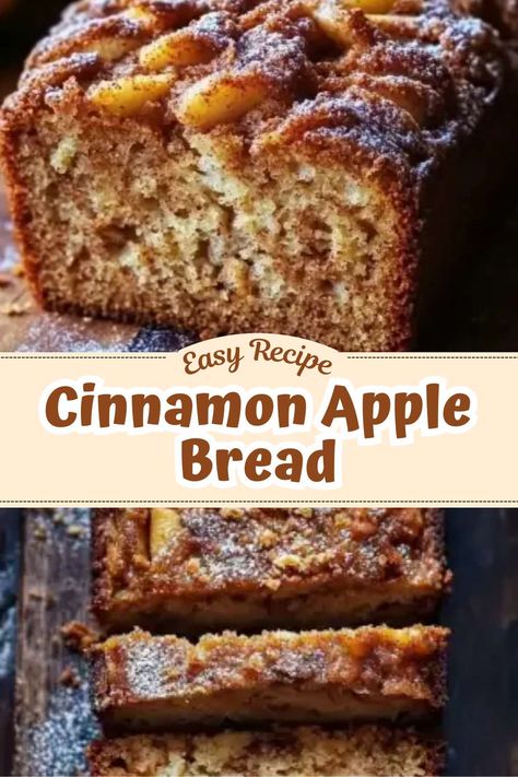 Cinnamon Apple Bread Spiced Apple Bread Recipe, Apple Bread Recipe With Canned Apples, Apple Spice Loaf Bread, Apple Cinnamon Pecan Bread Recipe, Best Apple Cinnamon Bread, No Knead Apple Cinnamon Bread, Easy Apple Bread Simple, Cinnamon Apple Pie Bread, Apple Spice Bread Recipe