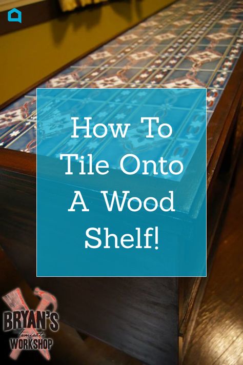 You'll love this so much, you'll be upset you haven't started yet! #DIY #Home #Tiling #Upcycle Tile Shelf, Upcycle Chair, Glass Kitchen Cabinet Doors, How To Tile, Upcycle Storage, Woodburning Ideas, Glass Kitchen Cabinets, Cabinet Diy, Dressers Makeover