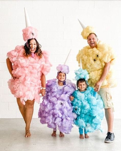 Cotton Candy Costume Diy, Diy Cotton Candy Costume, Cotton Candy Halloween Costume, Diy Cotton Candy, Candy Halloween Costumes, Cotton Candy Costume, Candy Costume, Cotton Candy Dress, Diy Carnival