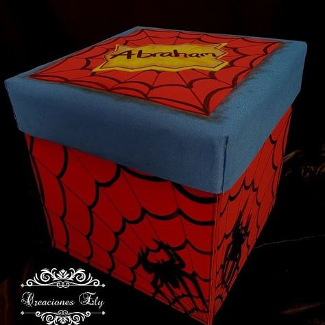 Spiderman, Gift Box, Bar, Birthday, Gifts