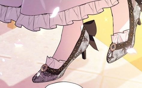 Manhwa Shoes, Medieval Shoes, Vestidos Anime, Dr Shoes, Royal Art, Kawaii Shoes, Shoes Drawing, Anime Shoes, Who Made Me A Princess