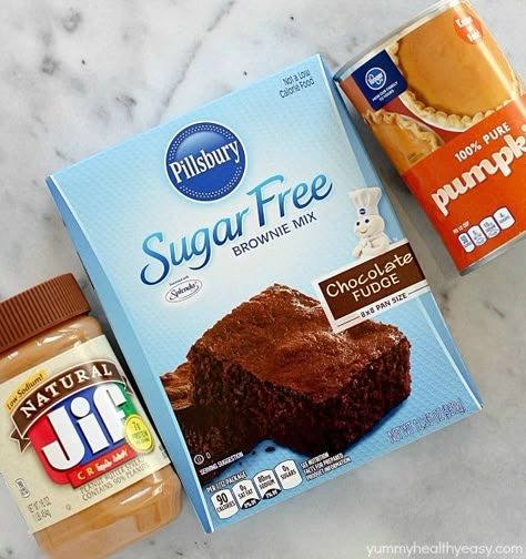 Brownie Fudge, Peanut Butter Brownie, Sugar Free Brownies, Sugar Free Baking, Sugar Free Recipes Desserts, Weight Watchers Recipes Desserts, Sugar Free Cake, Snacks Ideas, Snacks Healthy