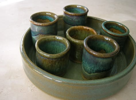 Pottery Shot Glasses, Mezcal Cups, Clay Shot Glasses, Clay Cup Ideas, Shot Glasses Diy, Ceramic Shot Glasses, Clay Cup, Handmade Cups, Diy Pottery