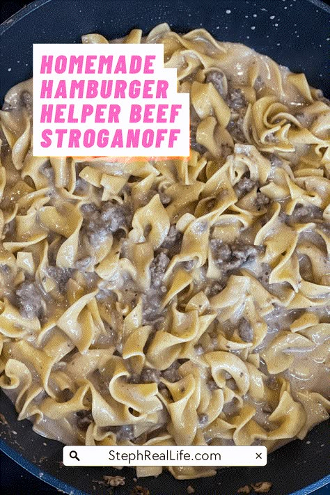 Homemade Hamburger Helper Beef Stroganoff Stroganoff Sauce Recipe, Hamburger Helper Stroganoff, Hamburger Helper Beef Stroganoff, Beef Stroganoff Sauce, Hamburger Stroganoff Recipe, Homemade Beef Stroganoff, Hamburger Stroganoff, Hamburger Helper Recipes, Hamburger Dishes